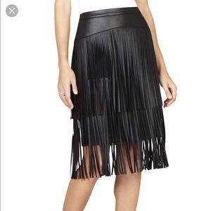 BCBGMaxAzria - Rashell Fringe Pencil Skirt